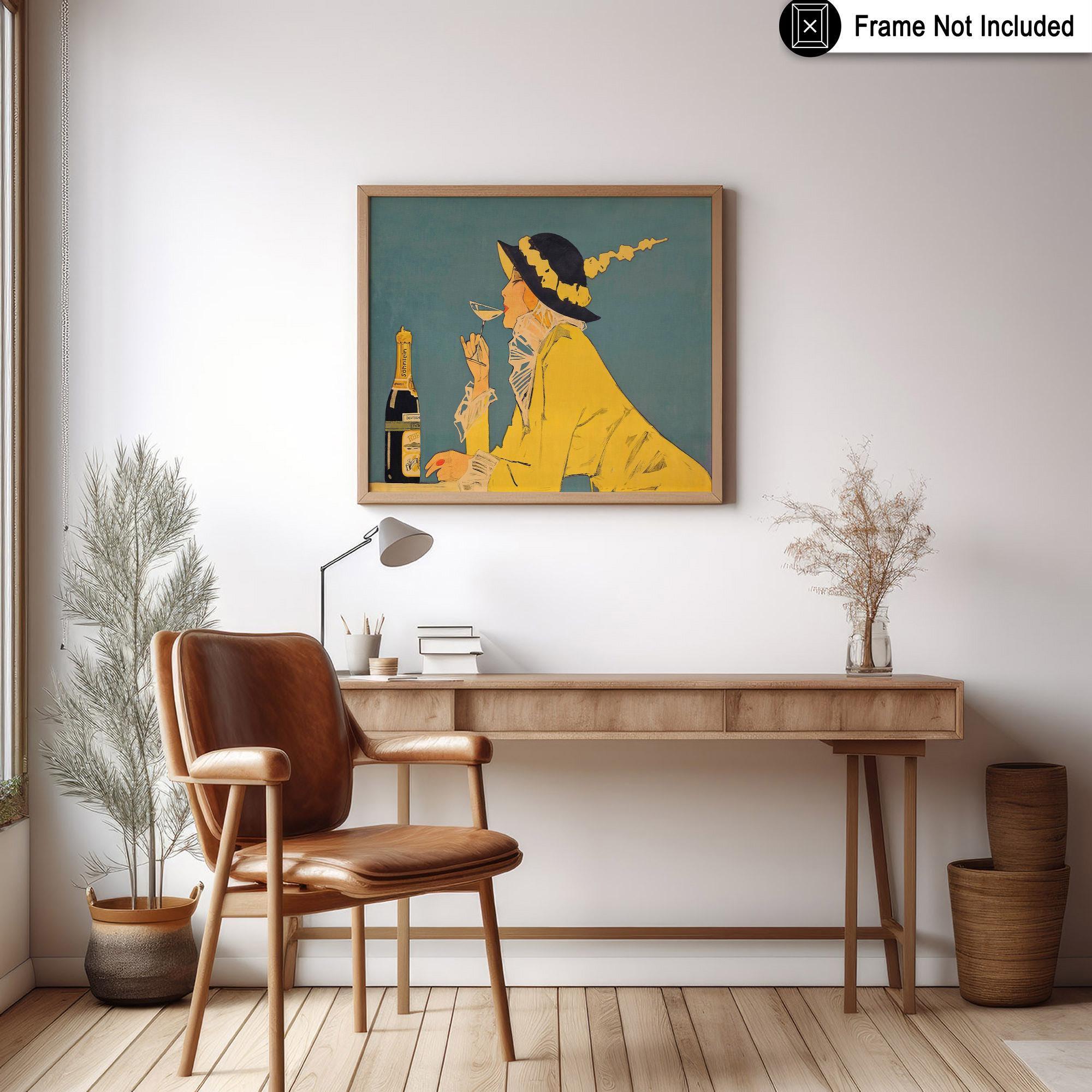 Vintage Sohnlein Rheingold Poster - Retro Sohnlein Rheingold Sparkling ...