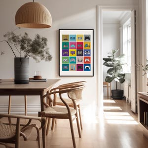 Video Game Controller Evolution Print - Gaming Poster - Geeky Art - Retro Consoles & Controllers Wall Design