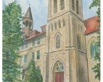 Stella Niagara in Lewiston NY Gouache Painting | Fine Art Print