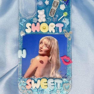 Sabrina carpenter inspired junk case for iphone 16
