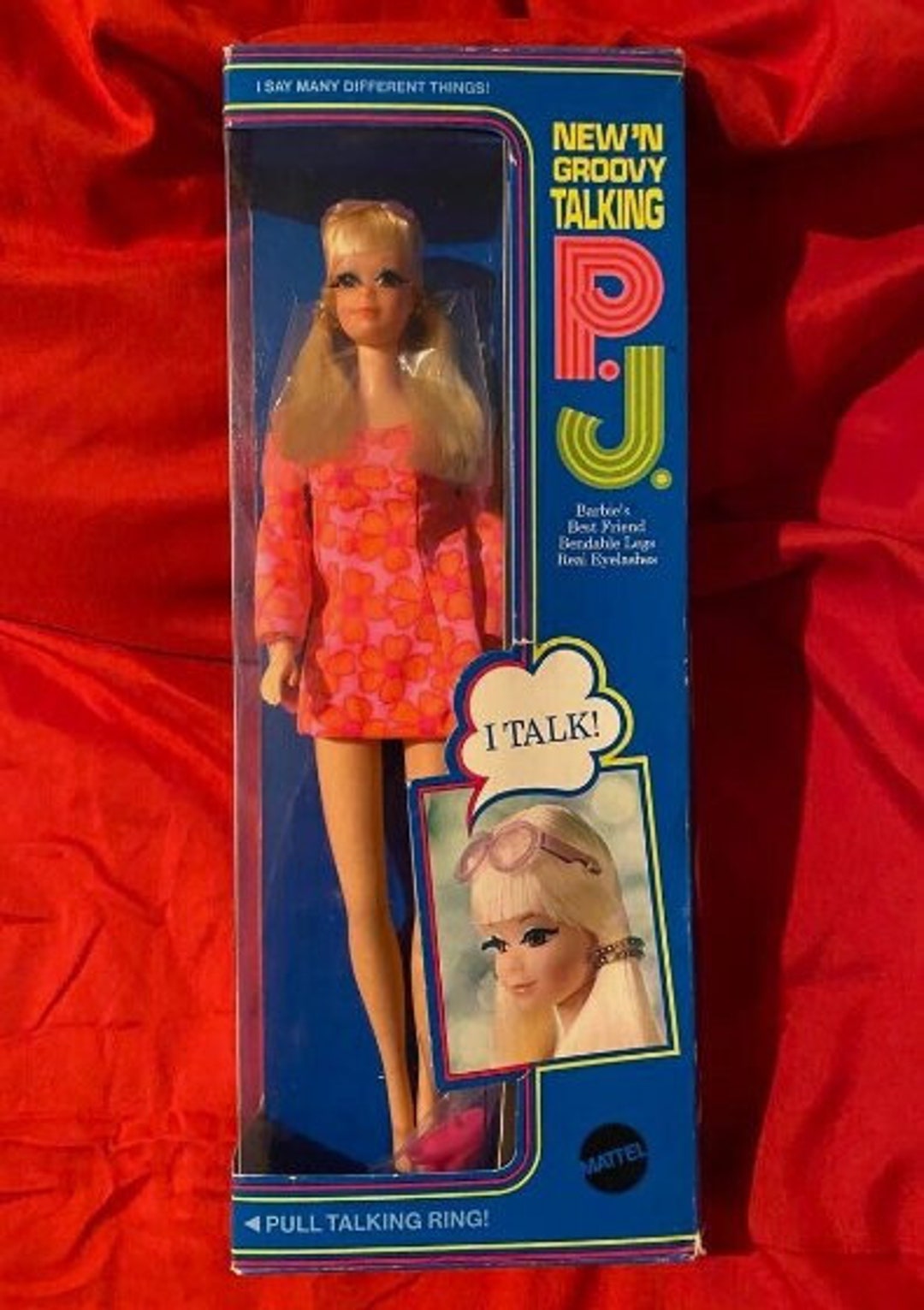 Vintage Groovy Talking PJ Rare Etsy