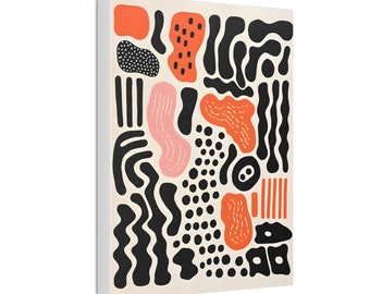 Classic Stretched Canvas | Featuring artistic Totem print design