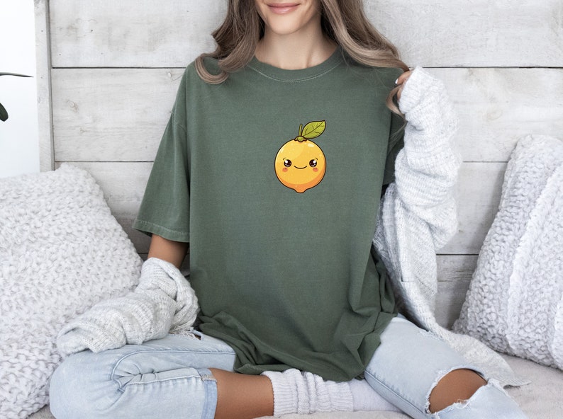 Lemon T-shirt Oversized T-shirt Comfort Colors Tshirt Gift for Her ...