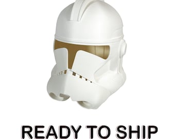 Star Wars Phase 2 Clone Trooper Cosplay Helmet- Realistic Wearable-3D printed-DIY KIT- Ready to Ship