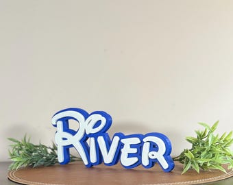Placa de identificación personalizada estilo Disney, placa de identificación personalizable, letrero de escritorio con temática Disney, letrero con el nombre del bebé, regalo para baby shower, letrero con nombre personalizado