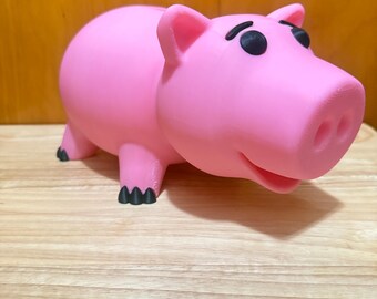 Hucha con forma de cerdito inspirada en Toy Story / Hucha impresa en 3D, decoración para la habitación de los niños