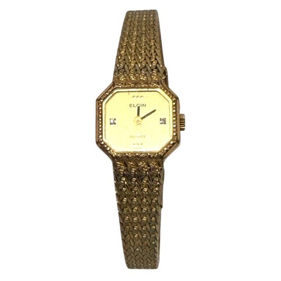 Vintage Elgin Gold-tone Quartz Watch – Needs Battery - Etsy display picture 1