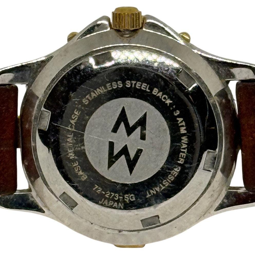 Michele 72-273-SG Two-tone Quartz Watch – Black Dial  display picture 2