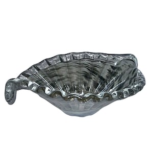Rzadka zabytkowa miska Archimede Seguso ze szkła artystycznego Murano 8"