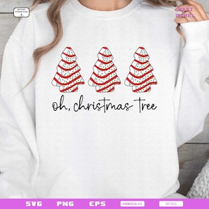 Oh Christmas Tree Svg, Oh Christmas Tree Cake Png, Christmas Tree Svg, Christmas Cake Svg, 2024 Christmas Svg, Christmas Snack, Oh Christmas