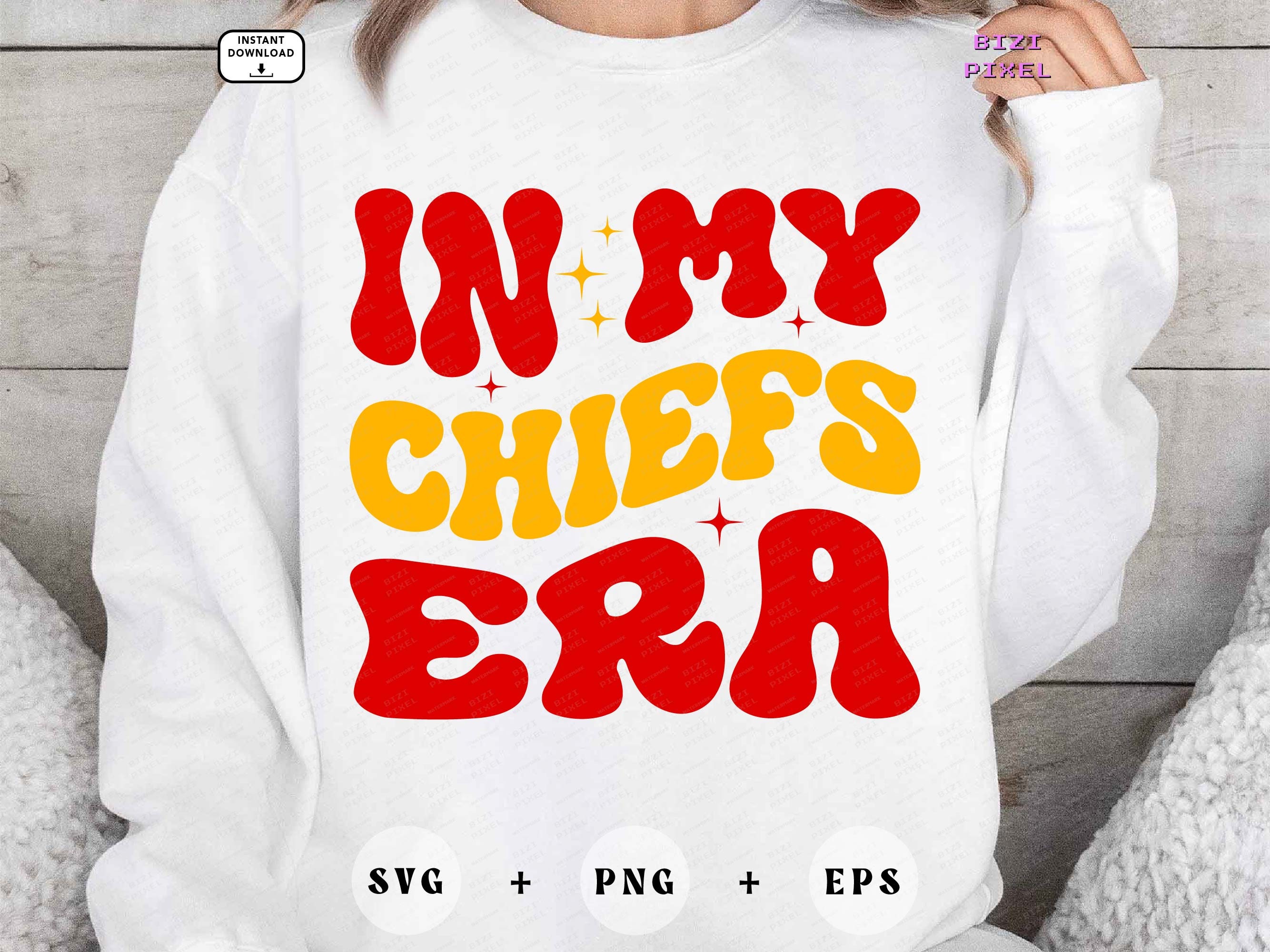 In My Chiefs Era Svg, in My Chiefs Era Png, Chiefs Svg, Chiefs Png, in My Chiefs Era, Wave