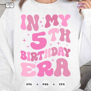I min 5-årsdags-era: Svg Png (digital nedladdning)