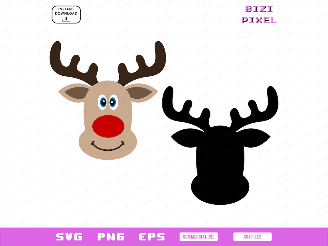 Rudolph the Red Nosed Reindeer : Svg Png (digital Download) - Etsy