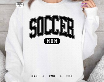 Soccer Mom : Svg Png (Digital Download)