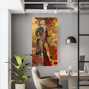 Art // Portrait // Acrylic glass wall picture // XXL // Psychedelic art // Aluminium // Living room // Bedroom // Office // Gift