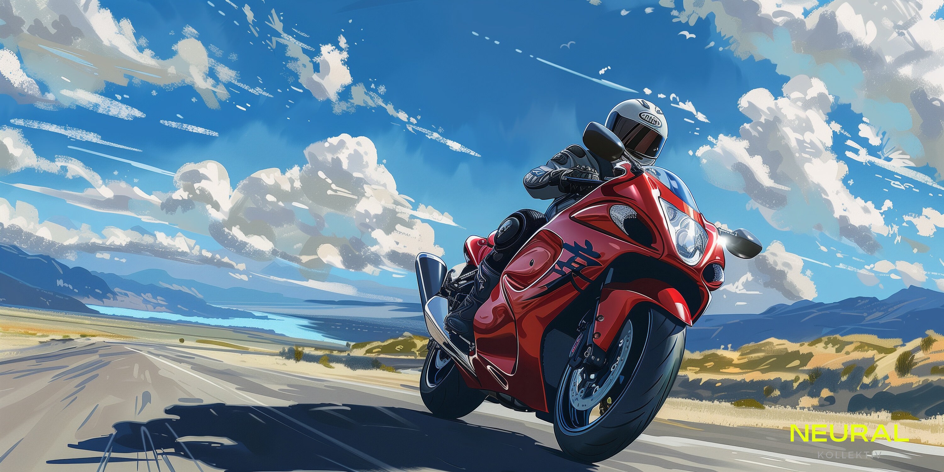 Affiche Suzuki Hayabusa – Décoration murale pour moto