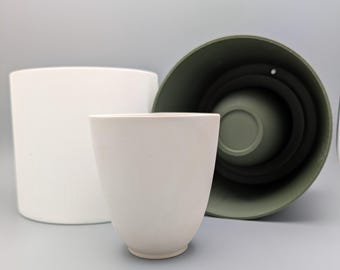 Sinuous Cup – 3D Model for Plaster Mold for Slip Casting Ceramics (STL + Instructions)