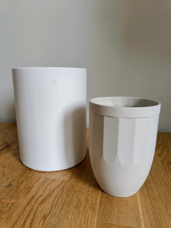 Cup - 3D Printable Plaster Mold for Slip Casting Ceramics | STL File & Easy Instructions Included
