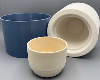 Band Cup - DIY Ceramic Mold - Slip Casting STL Design