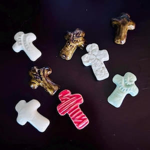 Ceramic Comfort Cross Christian Pocket Cross
