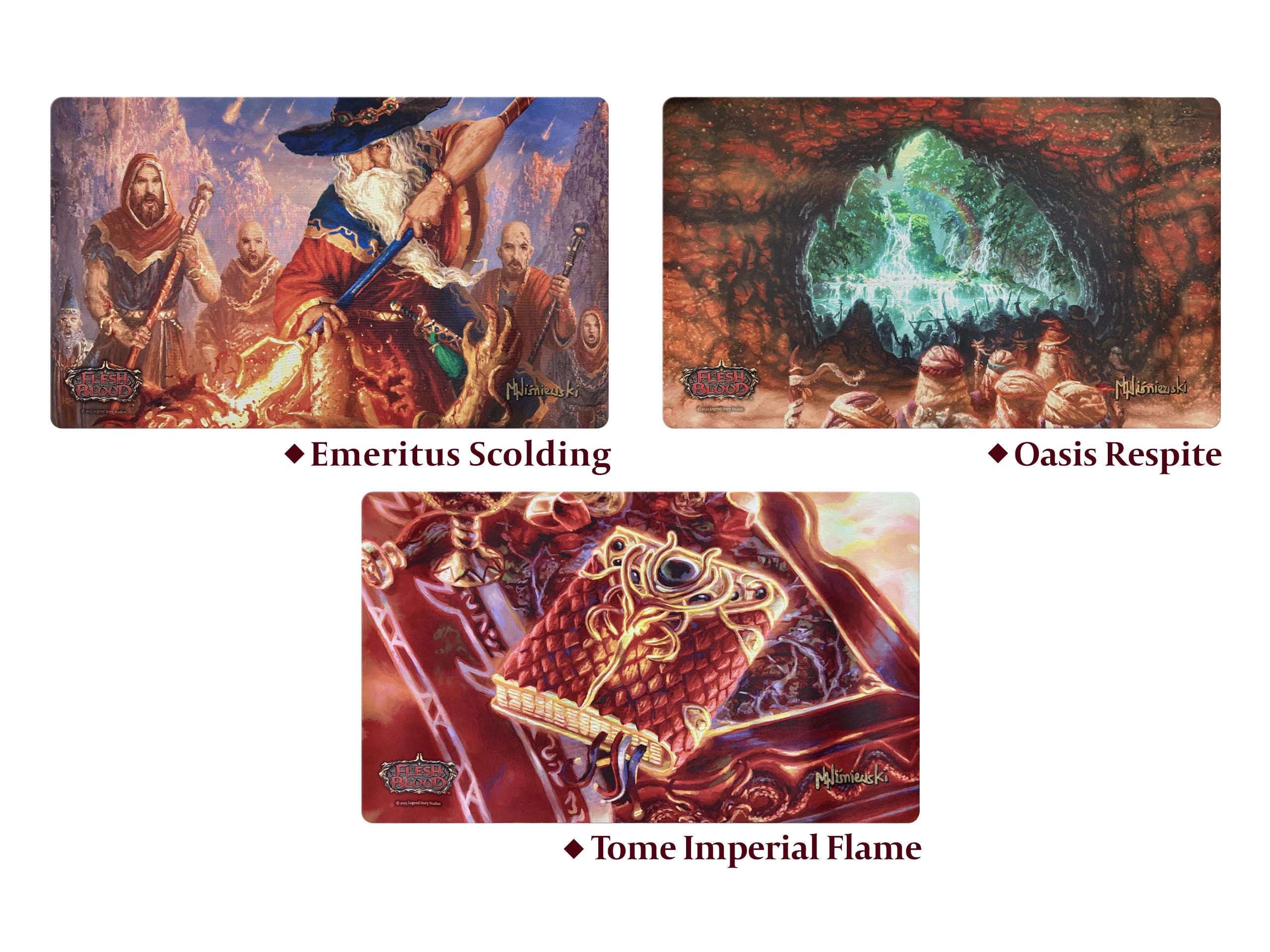 Flesh and Blood Neoprene Playmat 60 X 35 Cm - Etsy