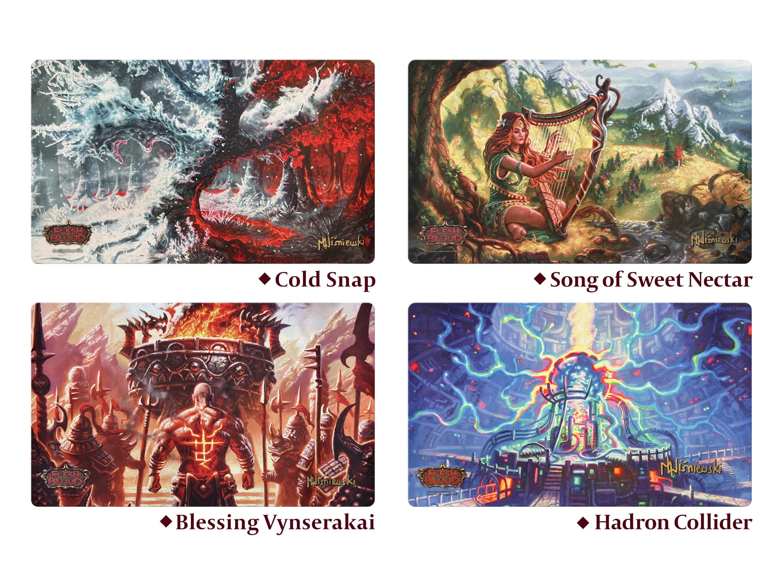 Flesh and Blood Neoprene Playmat 60 X 35 Cm - Etsy