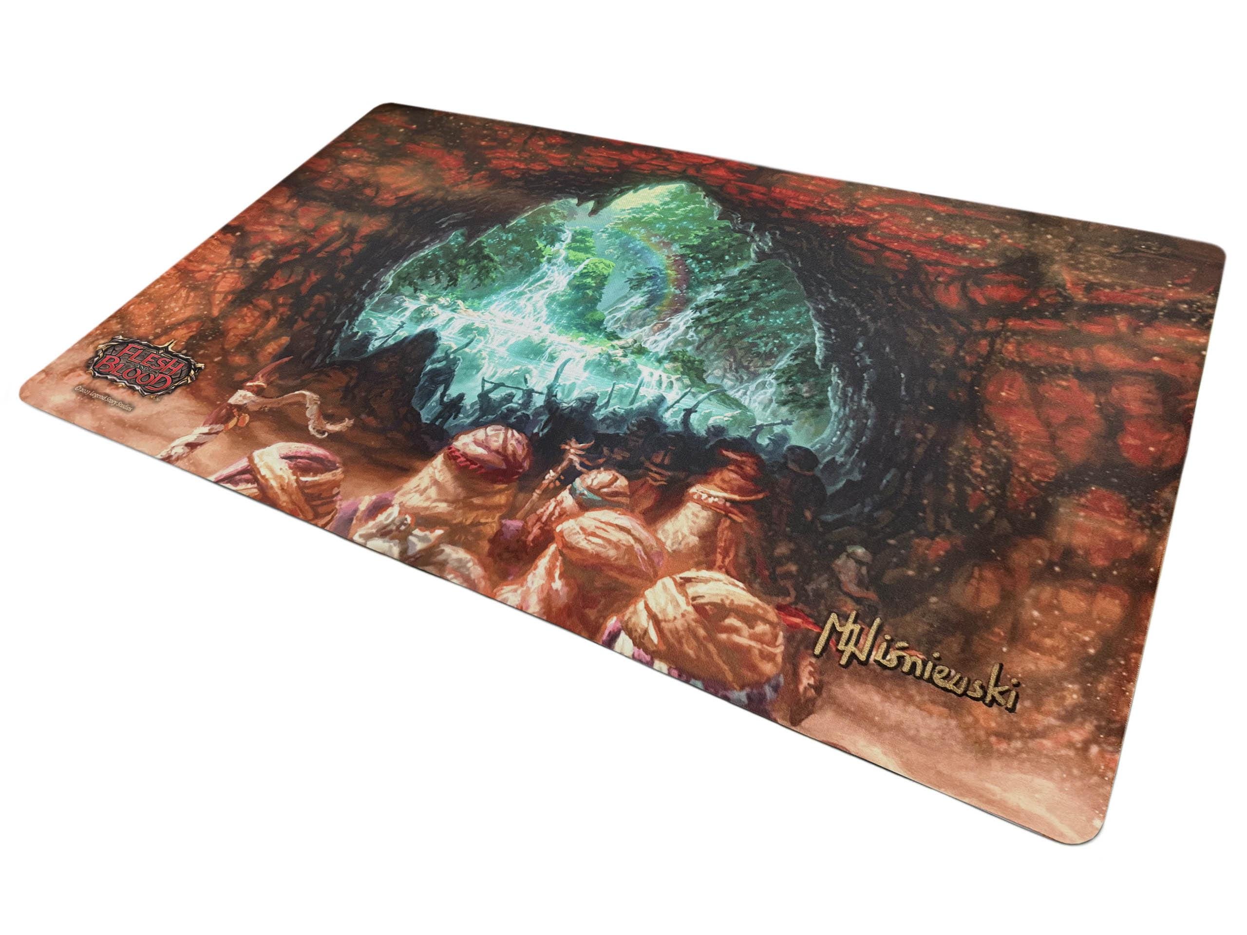 Flesh and Blood Neoprene Playmat 60 X 35 Cm - Etsy