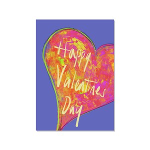 Grote Valentijnsdagkaart / Leuke hartkaart / Valentijnskaart / Fijne Valentijnsdag / Grote hartkaart / Ik hou van je kaart / Kaarten voor een jubileum
