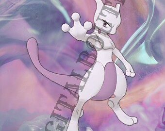 Iphone Mewtwo Wallpaper | Digital Download