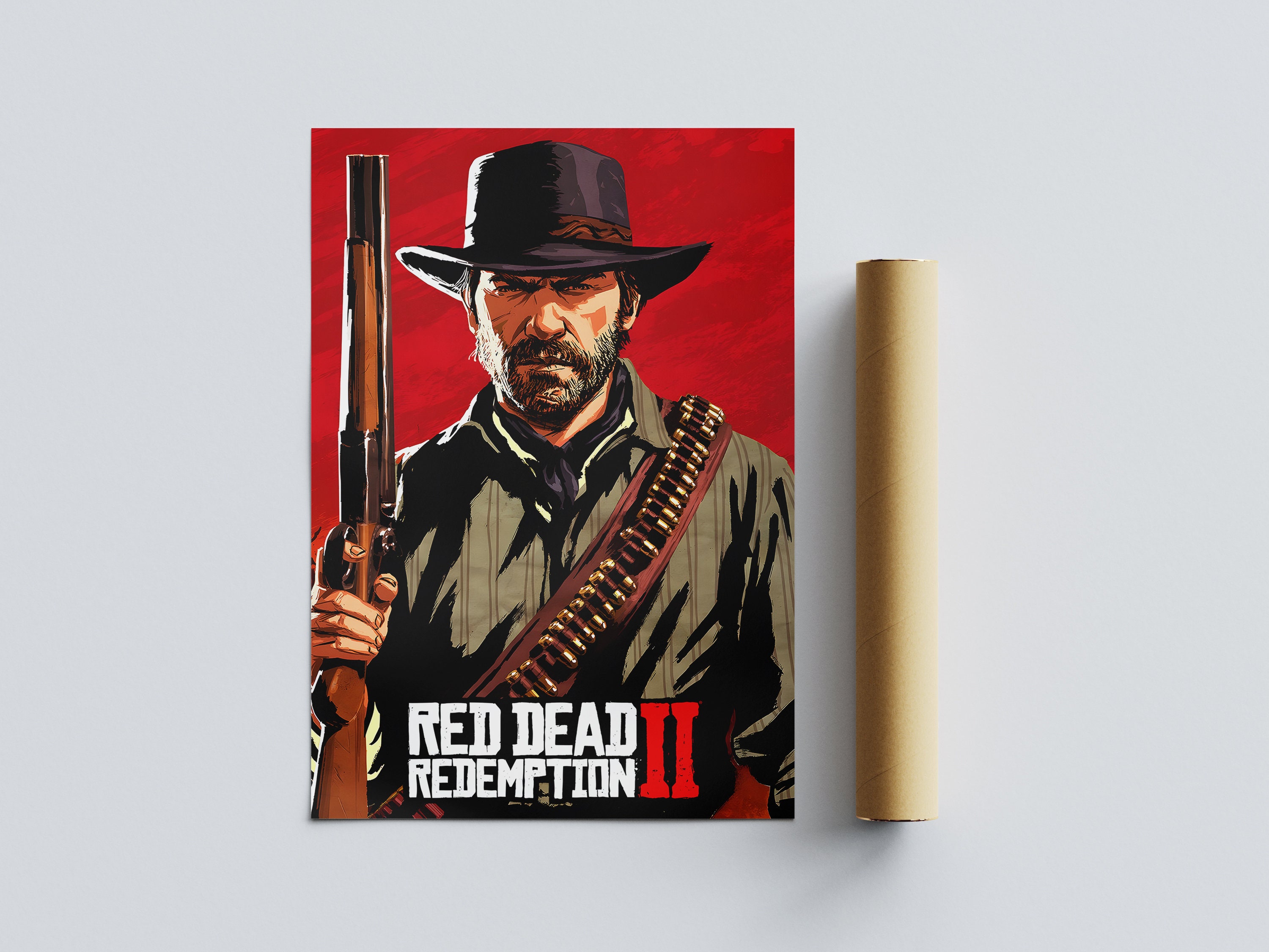 Red Dead Redemption 2 Poster V4 RDR 2 Gaming Room Print - Etsy