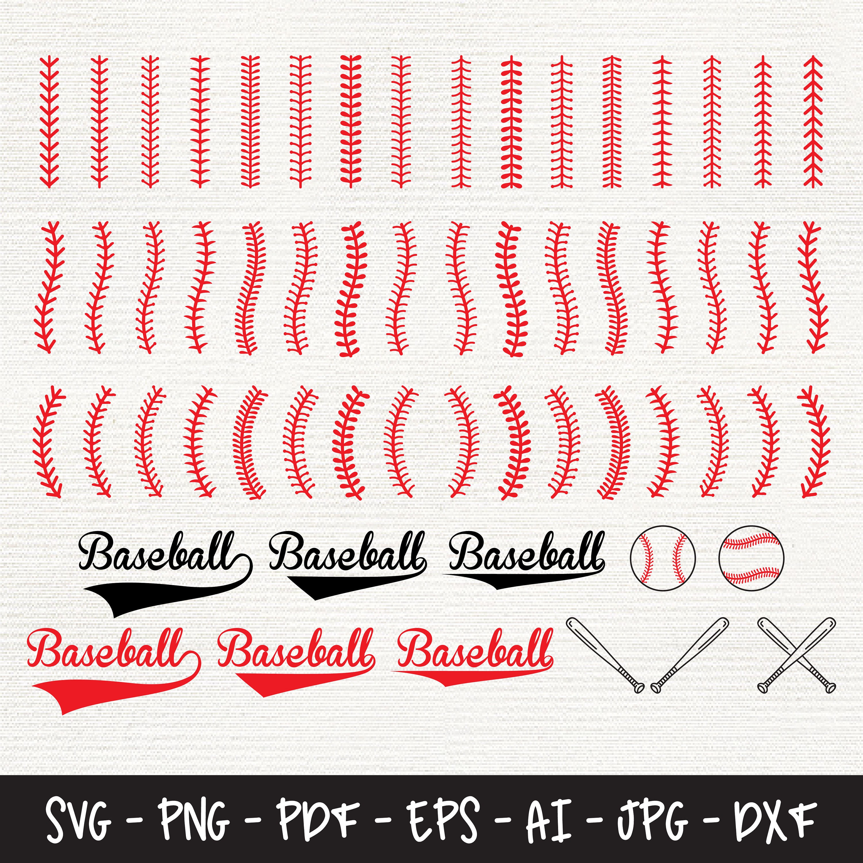 Baseball Laces Vector - Etsy, image size:3000x3000