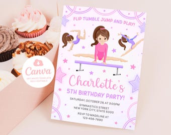 Sport Birthday Cards For Women Girls - Gymnastics Girls In Sport - Foto 9