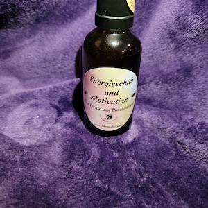 Energie-Spray, Aura-Spray, Energieschub und Motivation, 50ml mit naturreinen ätherischen Ölen, magisches Spray