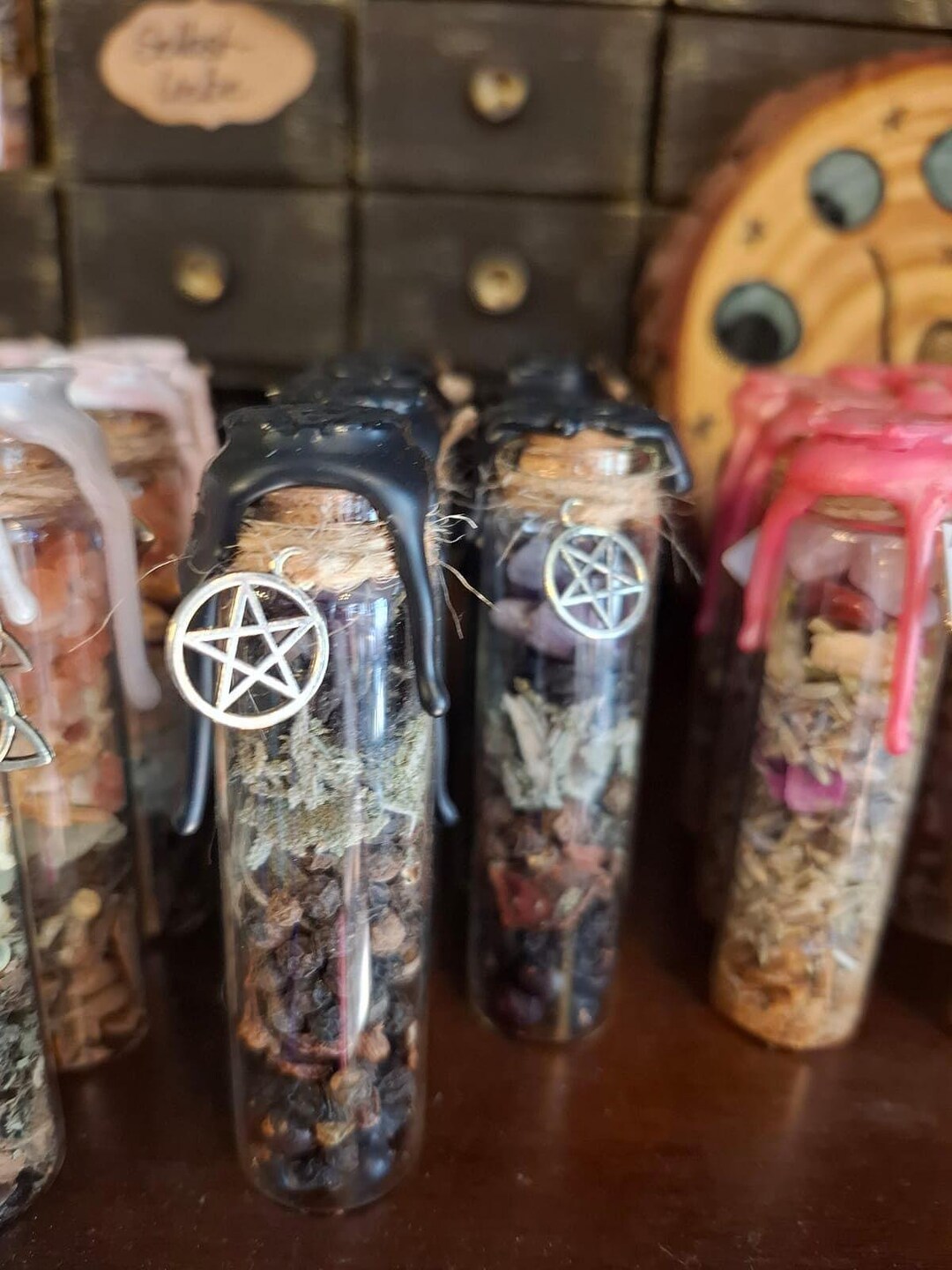 Spell Jars, Magic Bottles, Magic Glasses for Witches, Wicca - Etsy