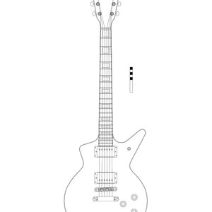 Dean Cadillac Luthier Plans, PDF, Blueprint, Guitar Build