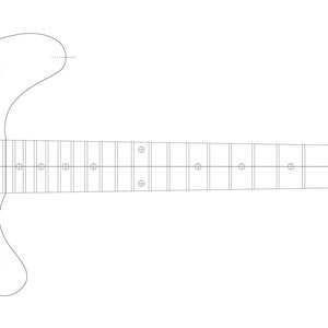 66 Epiphone Coronet Luthier Plans, PDF, Blueprint, Guitar build