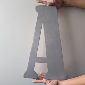 Letras e números gigantes de madeira personalizados, iniciais de casamento, letras grandes de 30 cm a 60 cm | Escolha sua cor e tamanho