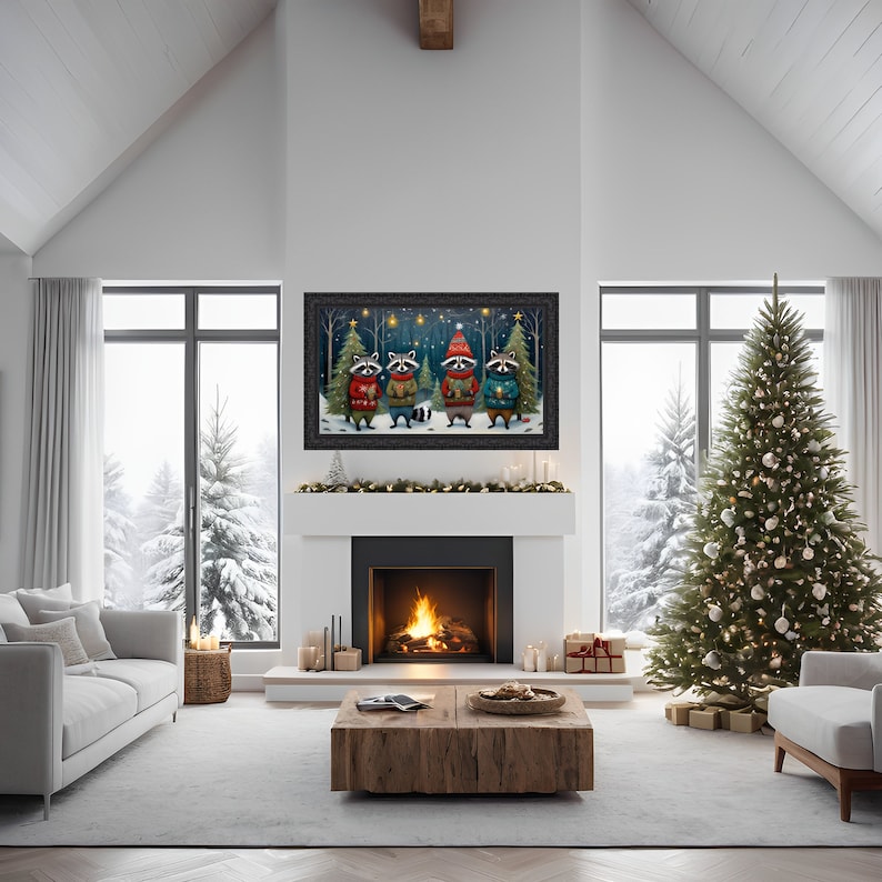 Samsung Frame Tv Art Christmas, Frame TV Art Christmas, Christmas Art