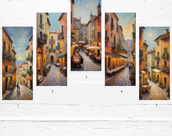 Italy Bookmarks, Italy, Bookmark, Bookmark gifts, Book accessories, Gift for her, Italy artwork, City Bookmark, Bookmark set