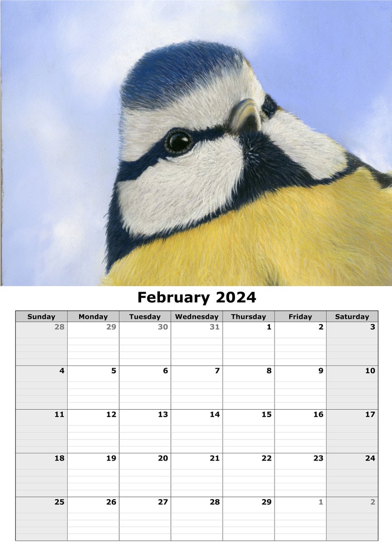 Natural Wonders Calendar 2024 Nature Hares Wildlife Art Etsy