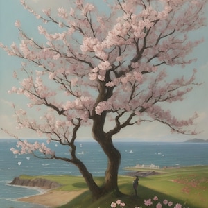 Spring orchard poster printable