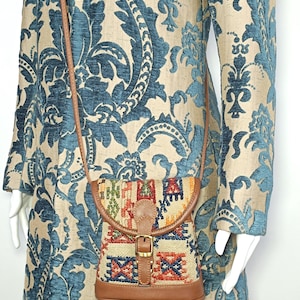 Bolso de mujer, bolso kilim con correa ajustable para mujer, bolso bandolera para mujer, bolso kilim único, bolso de hombro