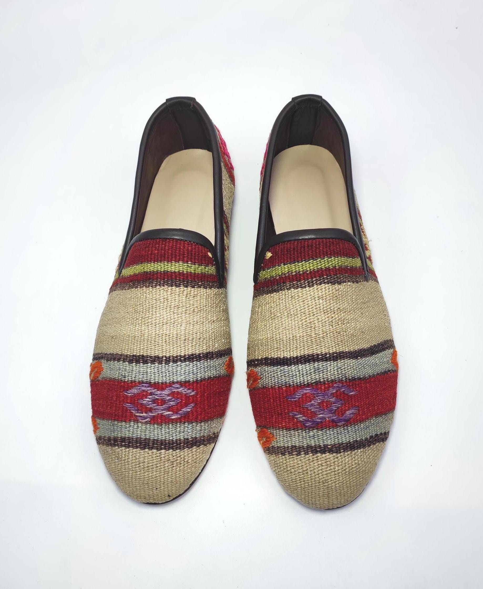Men’s Size 44, Jewel tone Turkish Kilim Loafers Men main image 2