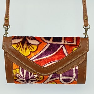 Carteira feminina, Bolsa tiracolo feminina, Carteira única, Carteira de veludo, Carteira de couro, Carteira Boho