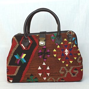 Kilim Bag,Kilim Rug Bag, Kilim Tote Bag, Tote Bag, Handmade Tote Bag, Bohem Style
