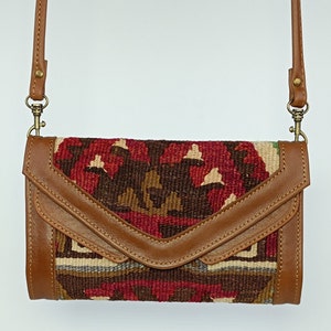 Damen Geldbörse, Kelim Umhängetasche, Boho Style, Geschenk für Mama