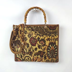 Briefcase, Original Vintage Handknotted carpet Adjustable strap Crossbody Bag, Rug Laptop bag, One of a kind vintage carpet bag