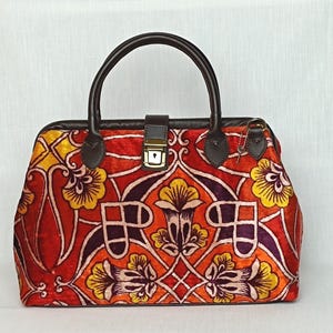 Velvet Tote Bag, Vintage Velvet Tote Bag, handmade Bag, Western Style, Boho Bag, Ethnic Purse