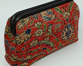 Pochette en tapis, sac à main en tapis turc Vinatge, sac de soirée en tapis unique en son genre, style occidental, sac à main bohème