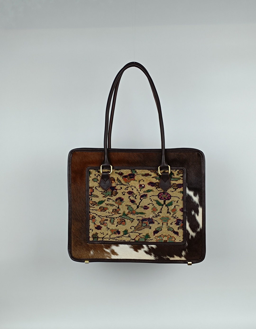 Western Rug Purses Kilim Rug Shoulder Bag, Shoulder Bag, Kilim Rug Purse, Cowhide Bag ...